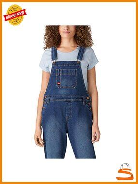 Womens Hickory Stripe Boyfriend Bib Overall Denim Overalls Stretch Cotton